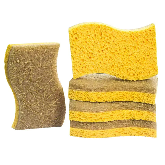 100% Plant-Based Coconut Scrub Sponge – Eco-Friendly & Compostable Kitchen Cleaner