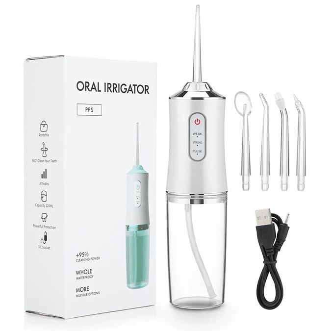 Cordless Dental Water Flosser – 300ml