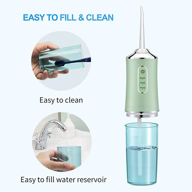 Cordless Dental Water Flosser – 300ml