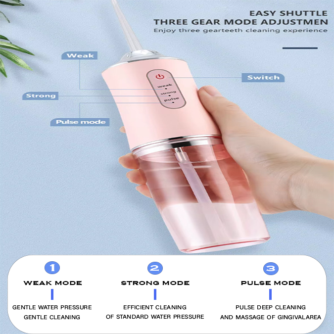 Cordless Dental Water Flosser – 300ml
