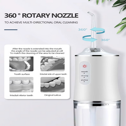Cordless Dental Water Flosser – 300ml